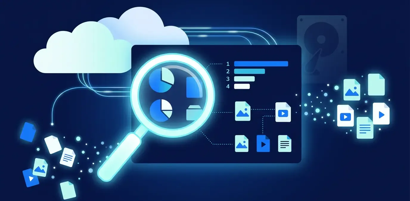 Cloud storage dashboard